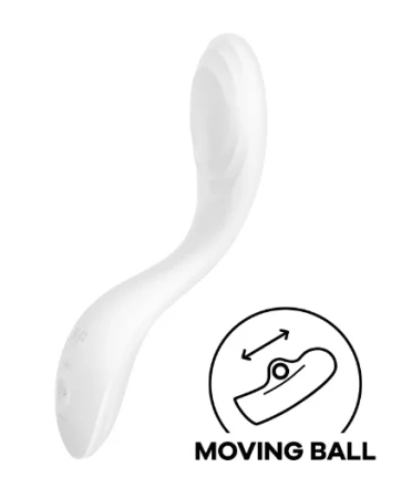 Вибратор для точки G с двигающимся шариком - Satisfyer Rrrolling Pleasure